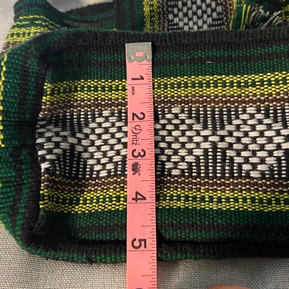 Backpack Woven Multicolor Boho Bag Hippie Drawstring - Picture 10 of 10